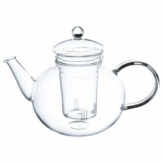 glass teapot monaco by grosche with loose leaf tea infuser tea maker tea infuser