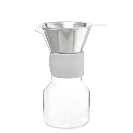 GROSCHE seattle pour over coffee maker pour over coffee with reusable filter, fine mesh stainless steel coffee filter, coffee carafe pour over set, pour over manual coffee brewer