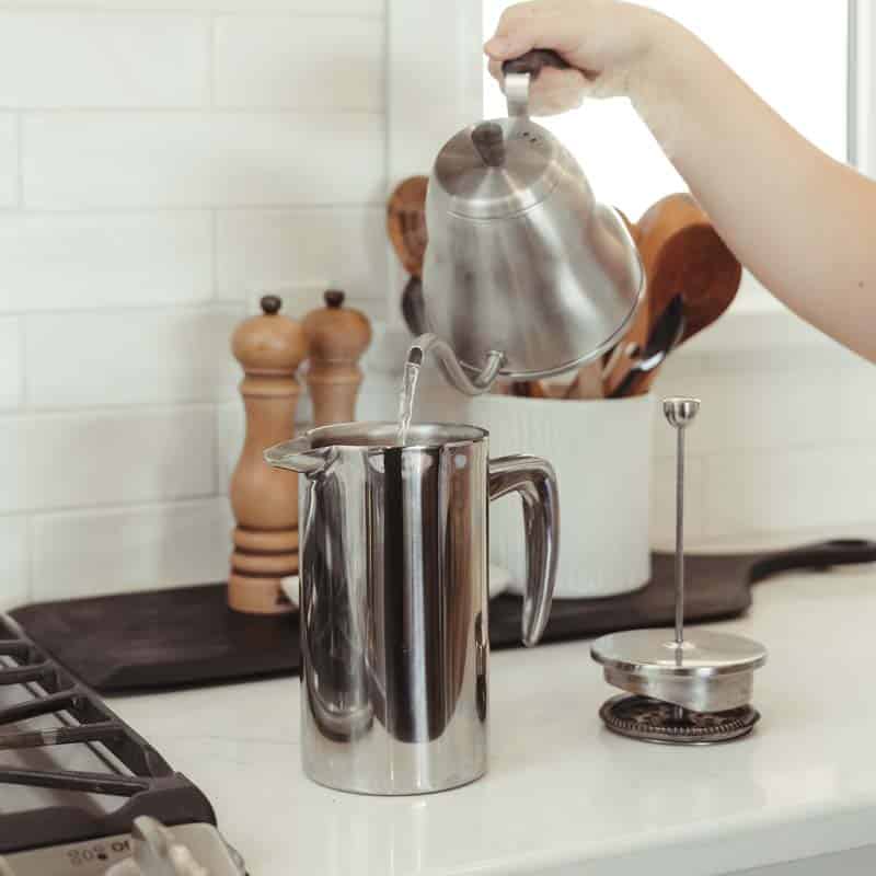  GROSCHE Dublin Stainless Steel Coffee Maker French Press (BEST  MOM EVER) - 8 Cup  34 FL Oz Capacity Coffee Press, 18/8 Double Walled  Stainless Steel French Press Coffee Maker -: Home & Kitchen