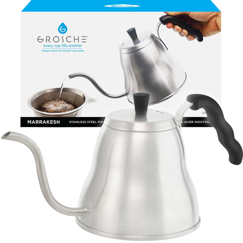 kettle with long spout