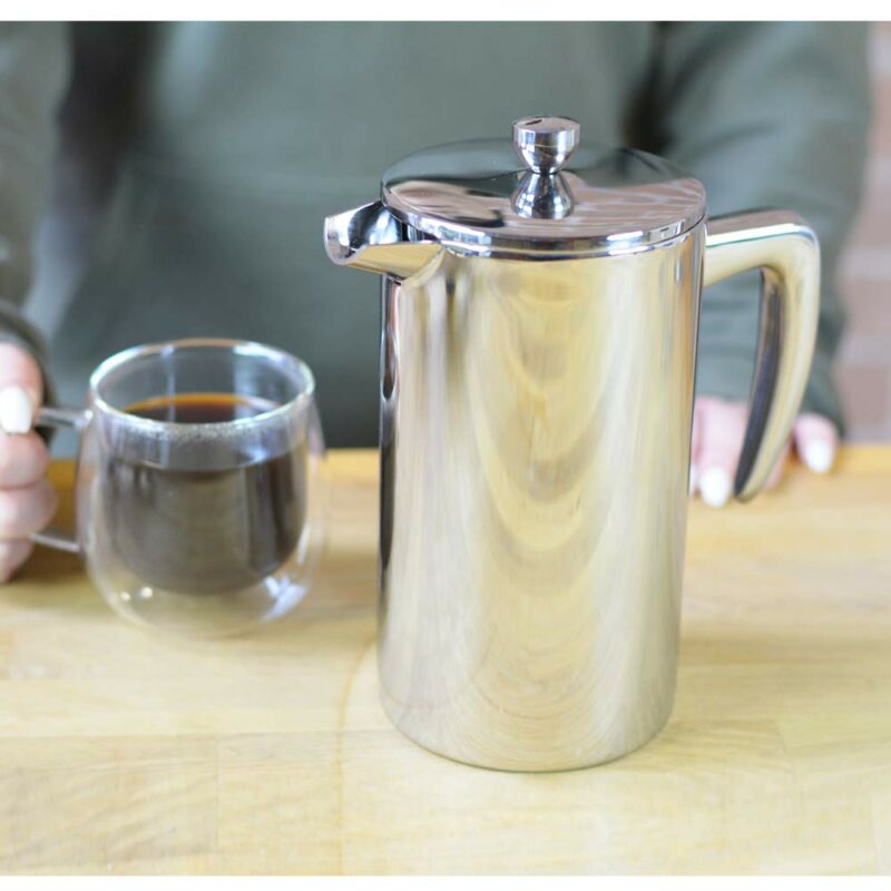 grosche-dublin-double-walled-stainless-steel-french-press-high-polish-girl