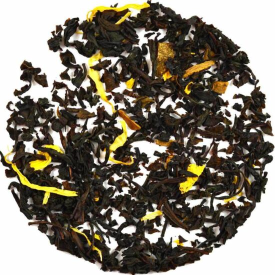 cinnamon bun tea black GROSCHE flavored loose leaf