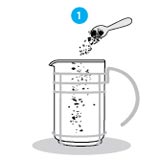 how to make cold brew coffee in a french press info graphic step 1