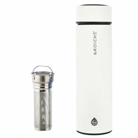 GROSCHE-Chicago-Stainless-Steel-double-walled-infuser-vacuum-bottles-425-ml-all-white-GR-366-with-connected-infuser-700x700-web