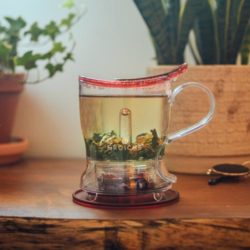 GROSCHE aberdeen red loose leaf tea maker perfect for tea at home