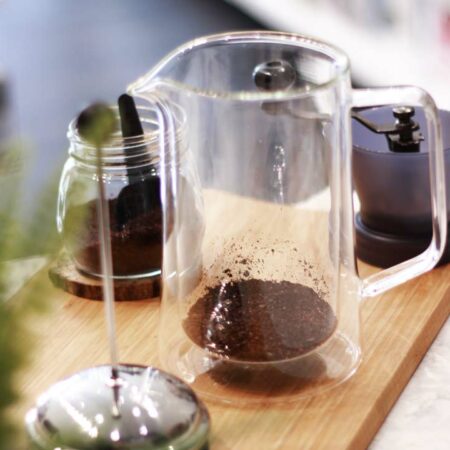 grosche stanford french press double walled glass