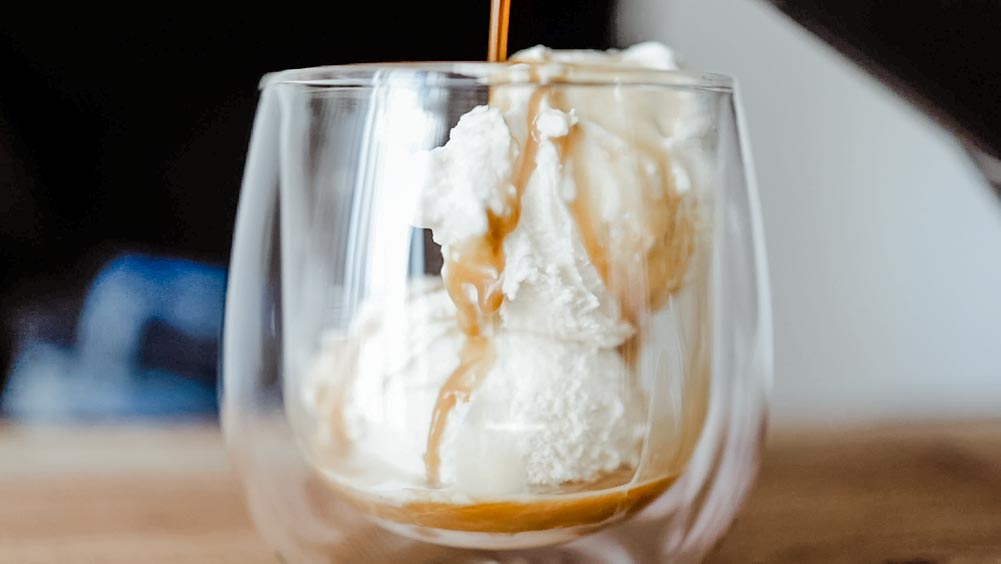 how to make an affogato with milano stainless steel stovetop espresso maker