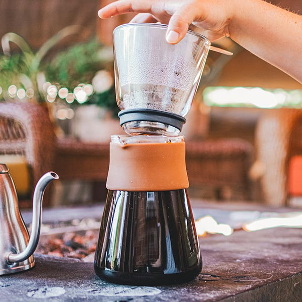 Stainless steel shop coffee pour over