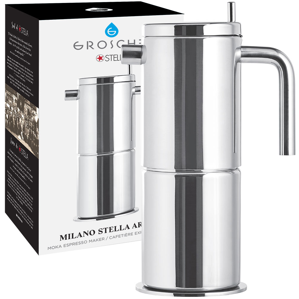 Milano Stella Aroma Moka Espresso Maker Grosche