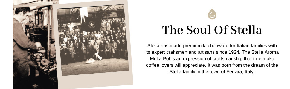GROSCHE Milano Stella Aroma Espresso Maker Stella Brand Family