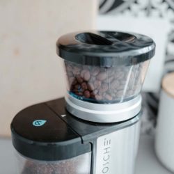 bremen electric burr coffee grinder with grind adjustment settings, grosche coffee grinder