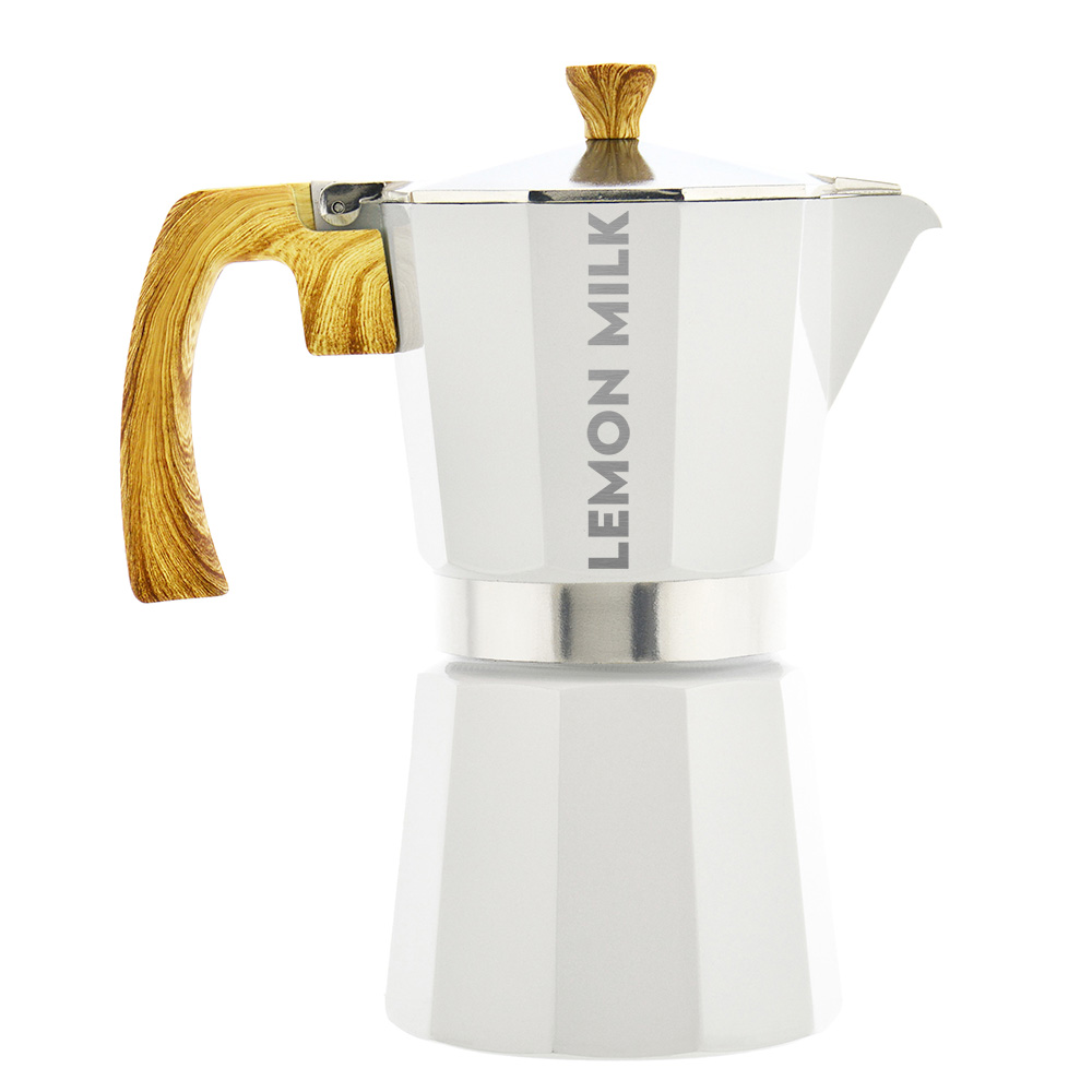 GROSCHE Charcoal Milano Stovetop Espresso Maker, 6 cup