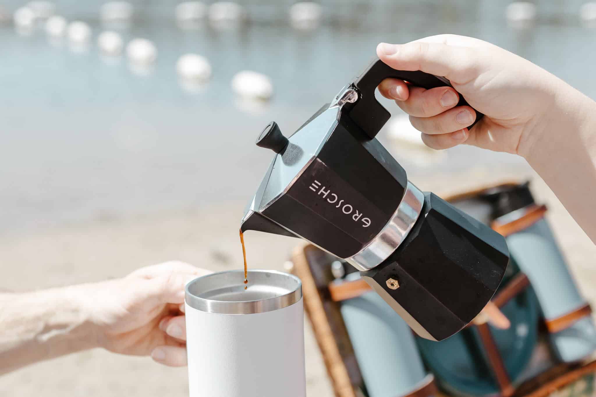 Milano Black Moka Pot great gift for dads who love coffee