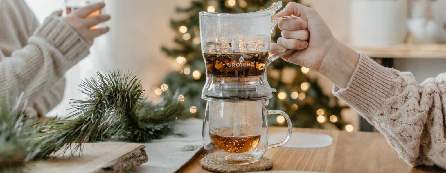 Aberdeen Tea Steeper straining loose leaf tea, Best tea gift