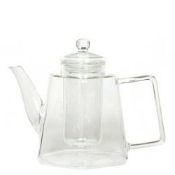 GROSCHE VIENNA Hexagon-Shaped Glass Teapot with Strainer