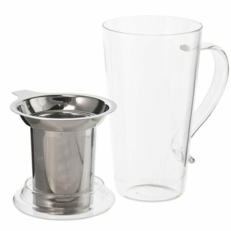 GROSCHE MARBELLA All-In-One Infuser Mug for Loose-Leaf Tea, Cold-Brew Coffee and Fruit-Infused Water